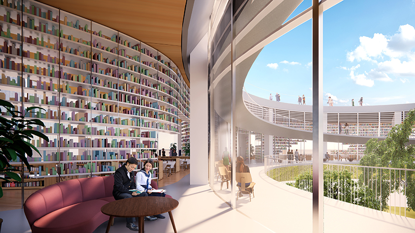 between hills and the clouds is a floating disk of knowledge on top of a landscape 12