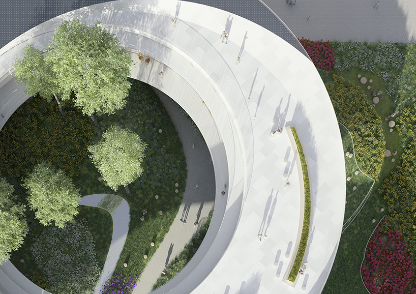 between hills and the clouds is a floating disk of knowledge on top of a landscape 4