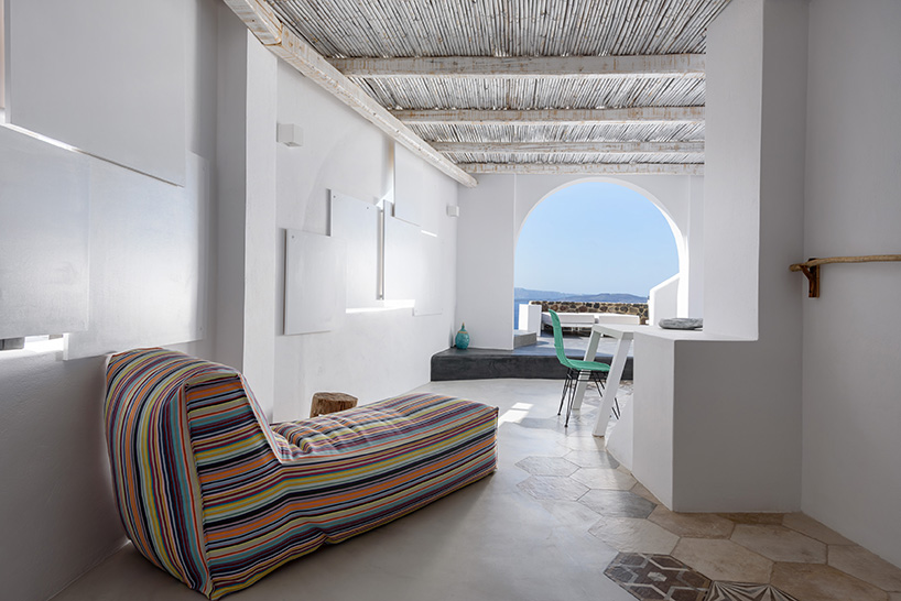 dimitra rafa upgrades solstice luxury suites in oia santorini, greece