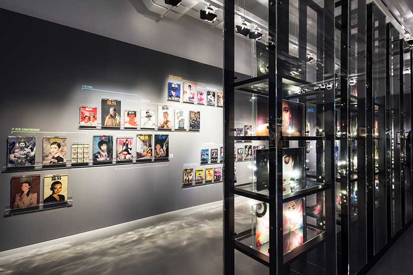 NAPP studio + MIRO reflect the gender-fluid-themed exhibition using indistinct colors and hazy lighting