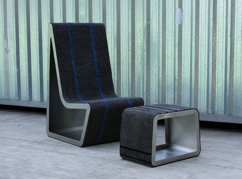 studio pedrazzi's 'bent' collection alternates layers of form + function - 1