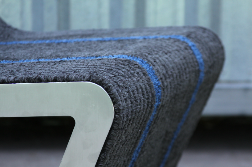 studio pedrazzi's 'bent' collection alternates layers of form + function