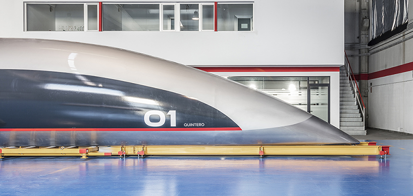 hyperloopTT unveils new images of passenger capsule 'quintero one' in spain