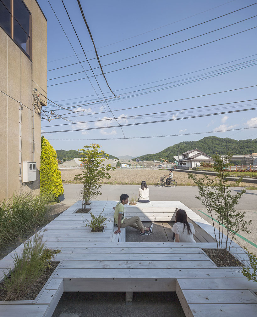 this barbershop terrace in suburban japan helps to build local community