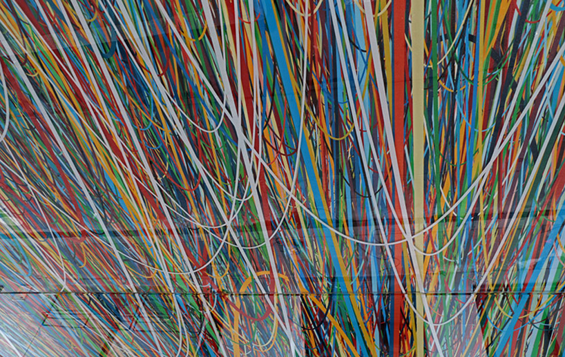 pascal dombis gil percal ligne flux underside bridge installation france designboom