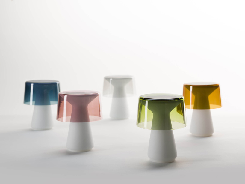 brogliatotraverso nelly murano glass table lamp designboom