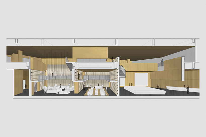 van wang architects converts an obsolete sales pavilion in china into a community library
