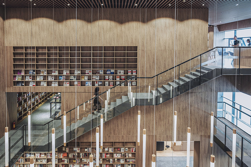 van wang architects converts an obsolete sales pavilion in china into a community library