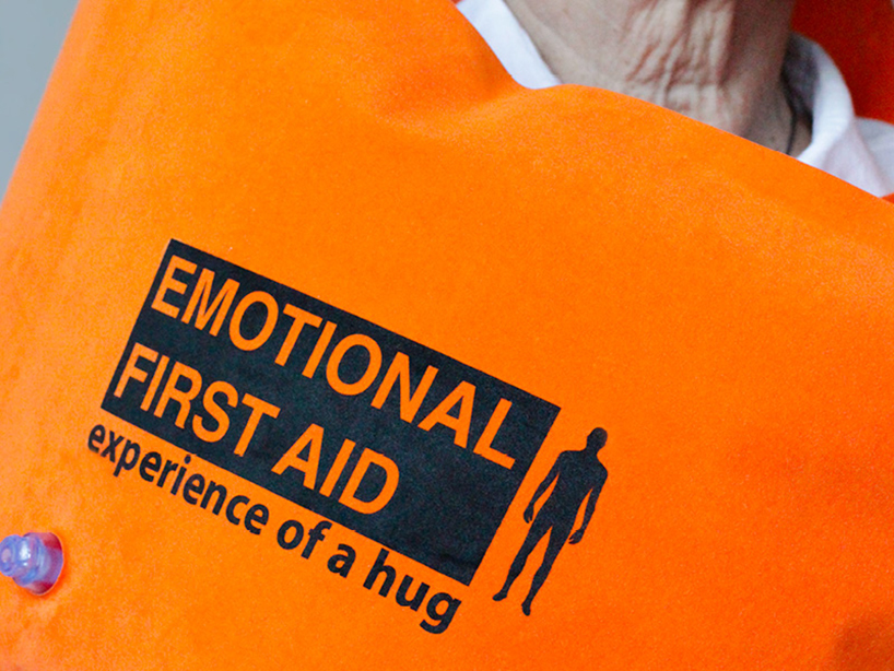 experience a hug with elena lasaite's emotional first aid kit