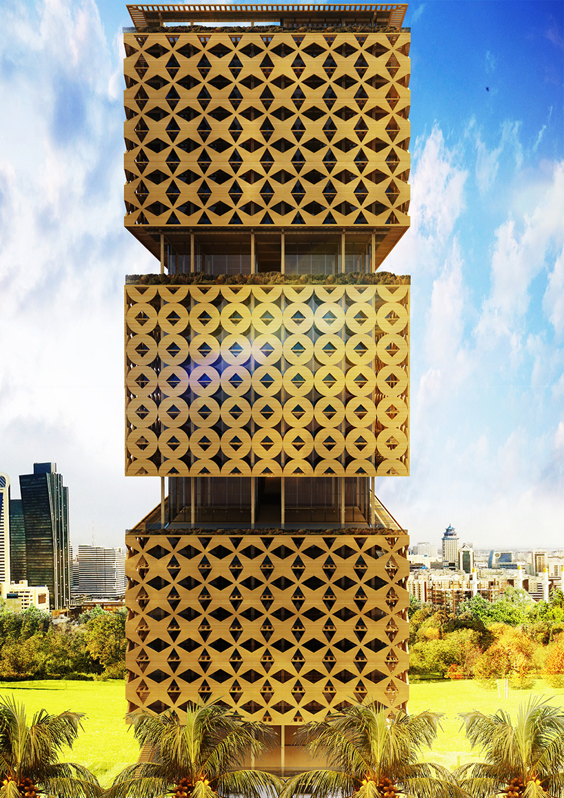 hermann kamte & associates wood tower lagos  the city above the city designboom