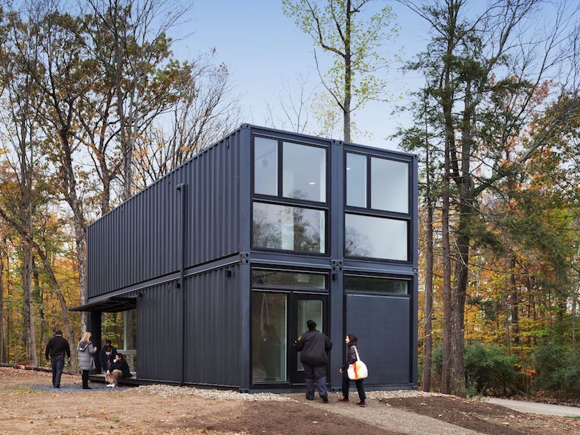 MB architecture sets a prefabricated multi-purpose container in bard college, new york