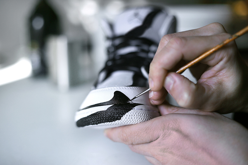 DFT's anamorphic illustration transforms NIKE air jordan into surreal ...