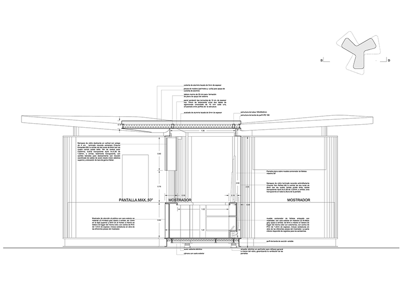jos&eacute; manuel sanz arcquitectos madrid tourist information pavillion designboom 