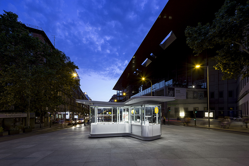 jos&eacute; manuel sanz arcquitectos madrid tourist information pavillion designboom 