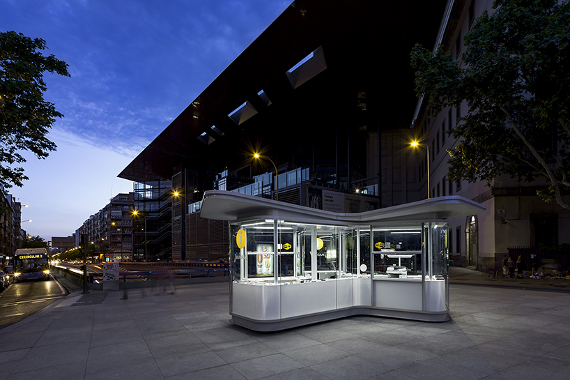 jos&eacute; manuel sanz arcquitectos madrid tourist information pavillion designboom 