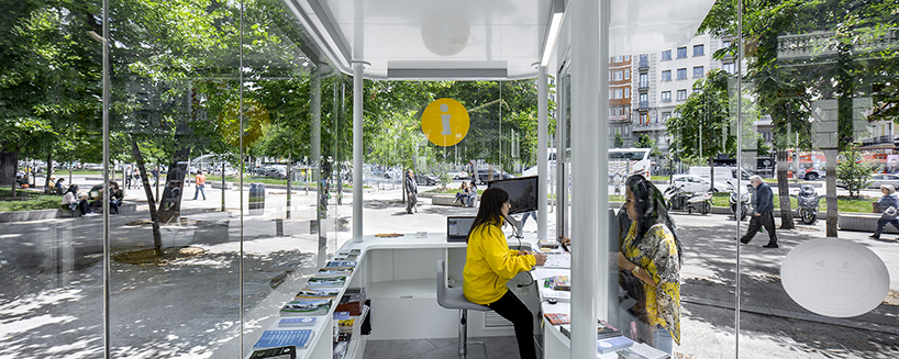 jos&eacute; manuel sanz arcquitectos madrid tourist information pavillion designboom 