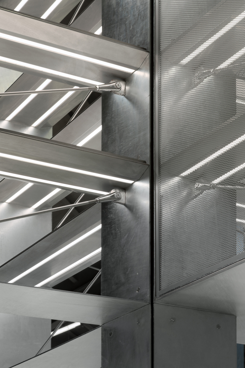 dongqi design wraps shanghai mixed-use complex in steel frames and shifting facades