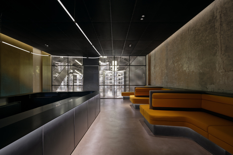 dongqi design wraps shanghai mixed-use complex in steel frames and shifting facades