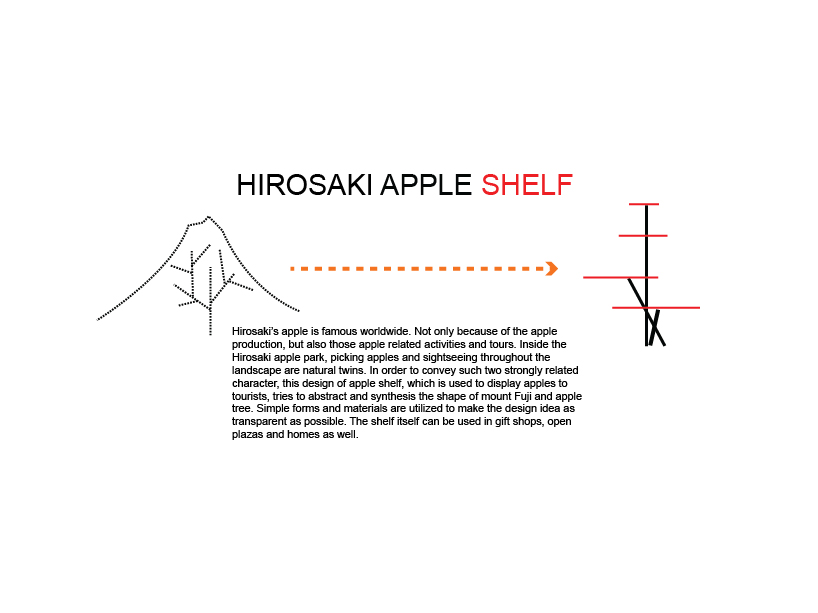 HIROSAKI APPLE SHELF