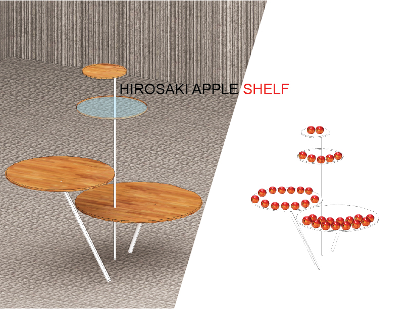 HIROSAKI APPLE SHELF