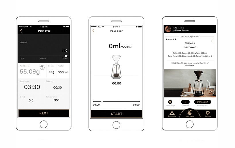 goat story's GINA is the smart coffee maker that helps you craft a perfect brew