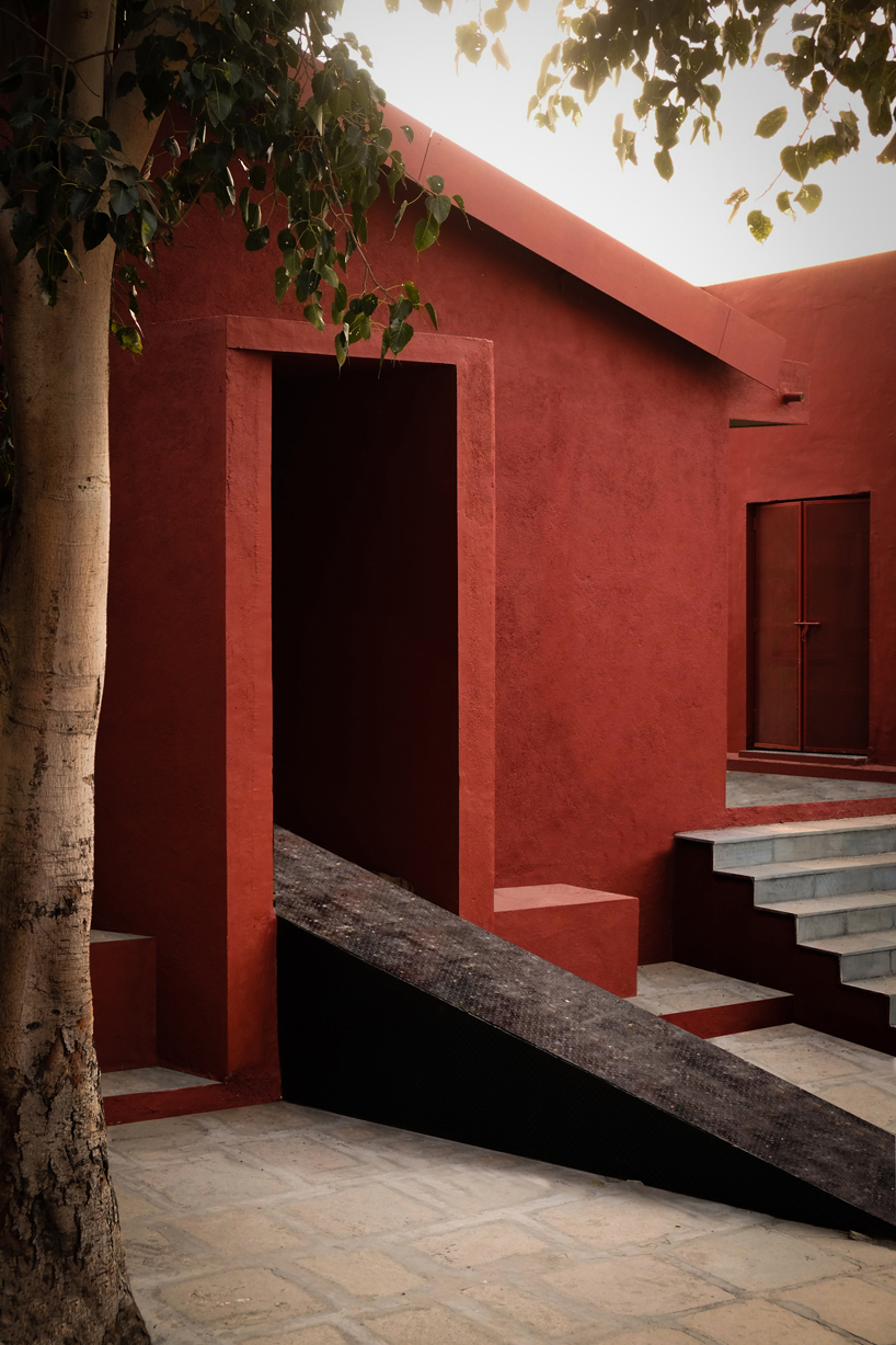 studio advaita completes its colorful expansion to the snehalay foundation, india