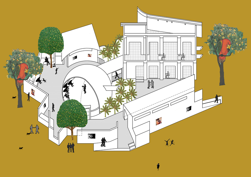 studio advaita completes its colorful expansion to the snehalay foundation, india