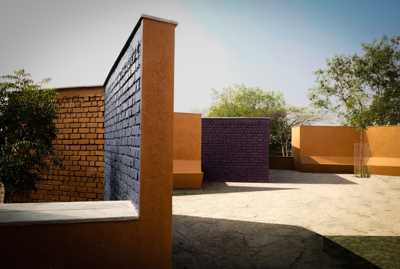 studio advaita completes its colorful expansion to the snehalay foundation, india