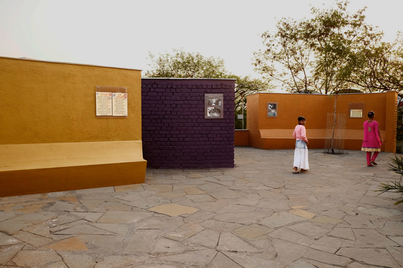 studio advaita completes its colorful expansion to the snehalay foundation, india
