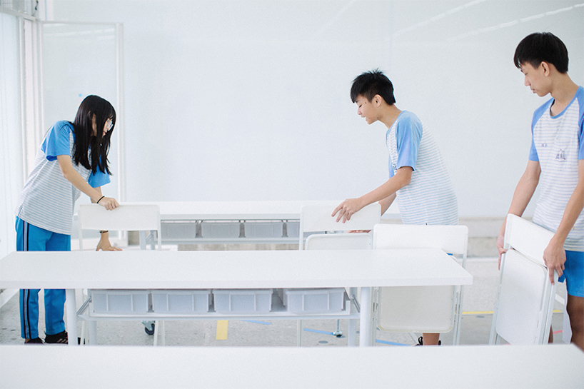 cloudform laboratory transforms common classroom into creative space in taiwan