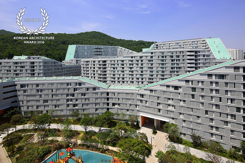 frits van dongen's gangnam A5 housing block wins 2016 korean architecture award - 1