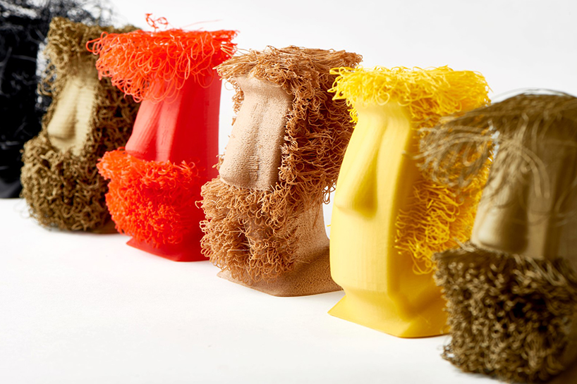 shir atar studio hairline 3d-printing hair biennale interieur 2016 designboom