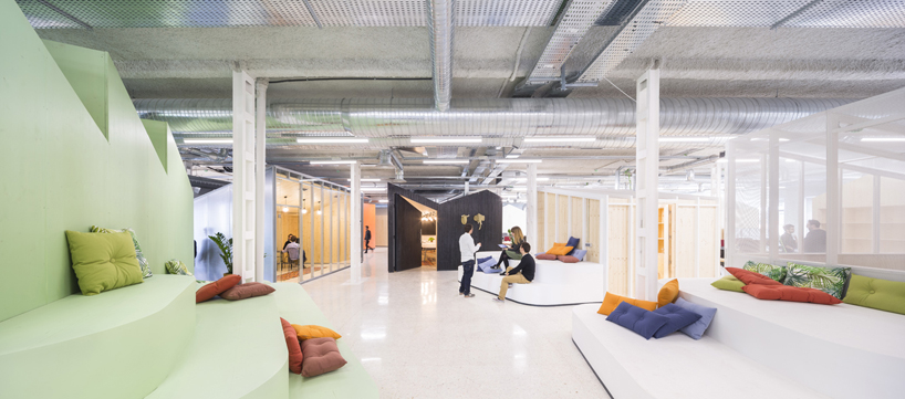 studio banana fill mccann worldgroup's madrid office with multi-functional 'huts' - 1