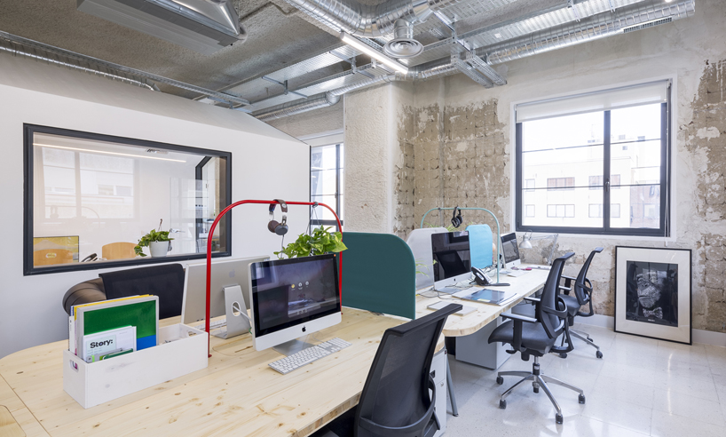 studio banana fill mccann worldgroup's madrid office with multi-functional 'huts'