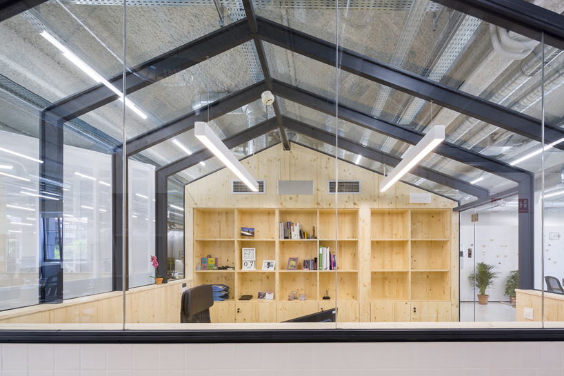 studio banana fill mccann worldgroup's madrid office with multi-functional 'huts'