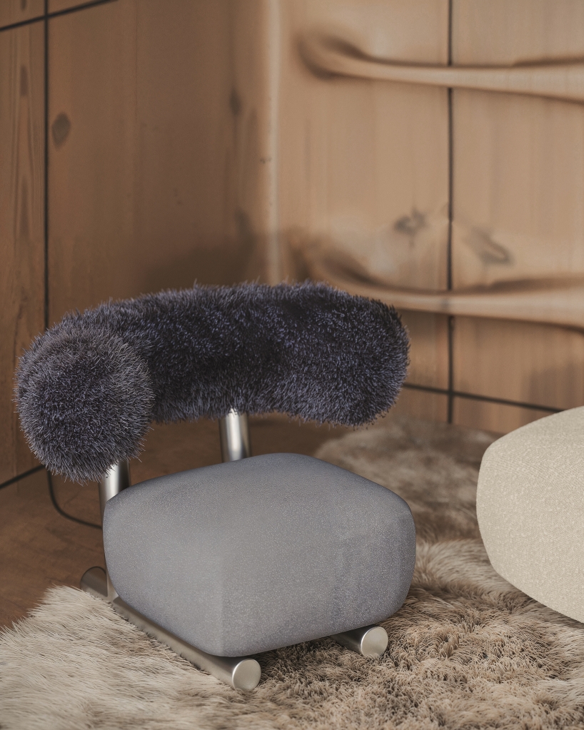 high-altitude cottage emerges like a rock from georgian mountains