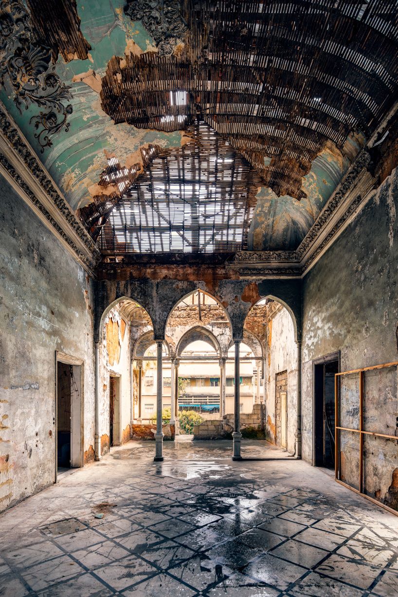 'a paradise lost' by james kerwin reveals the derelict architecture of beirut designboom