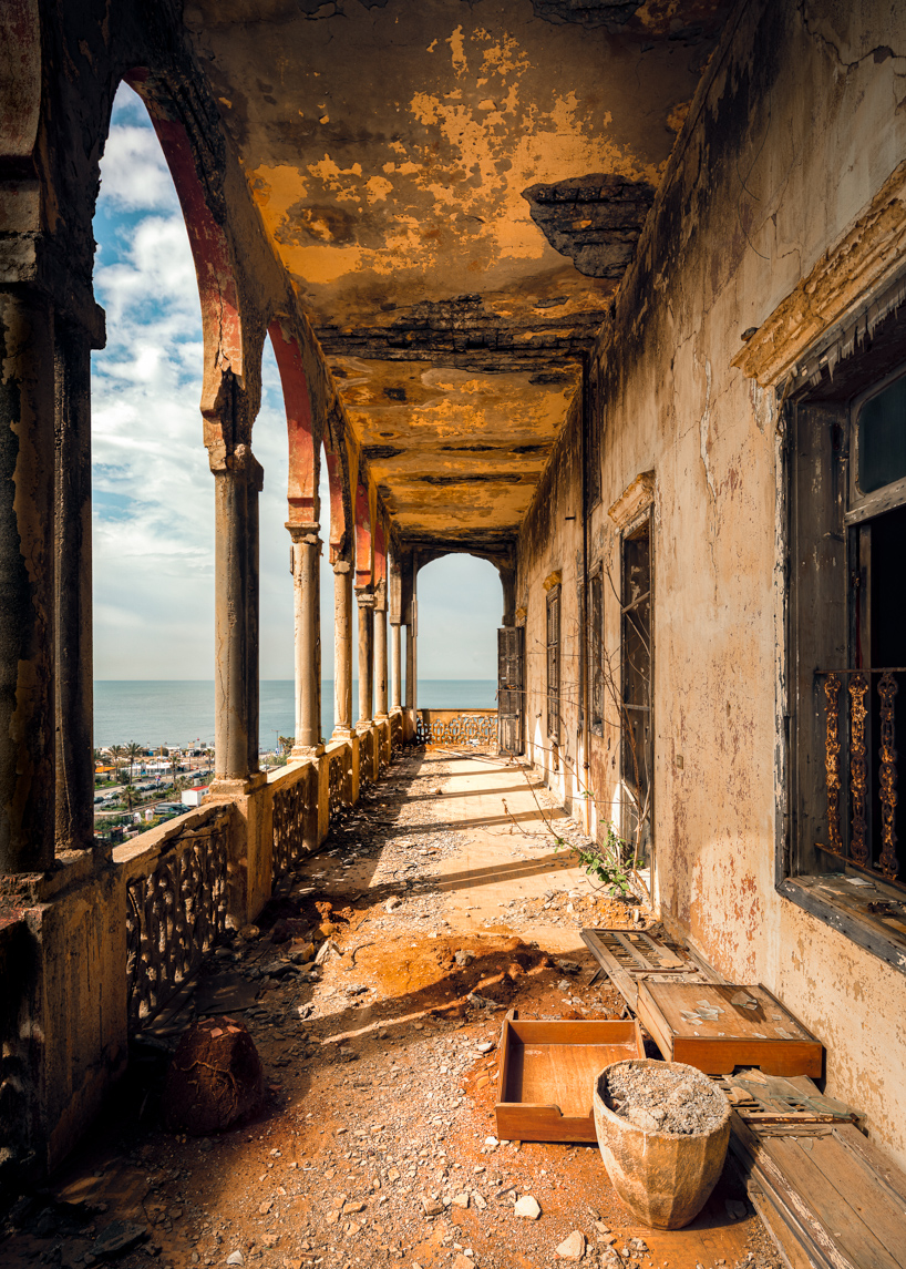 'a paradise lost' by james kerwin reveals the derelict architecture of beirut designboom