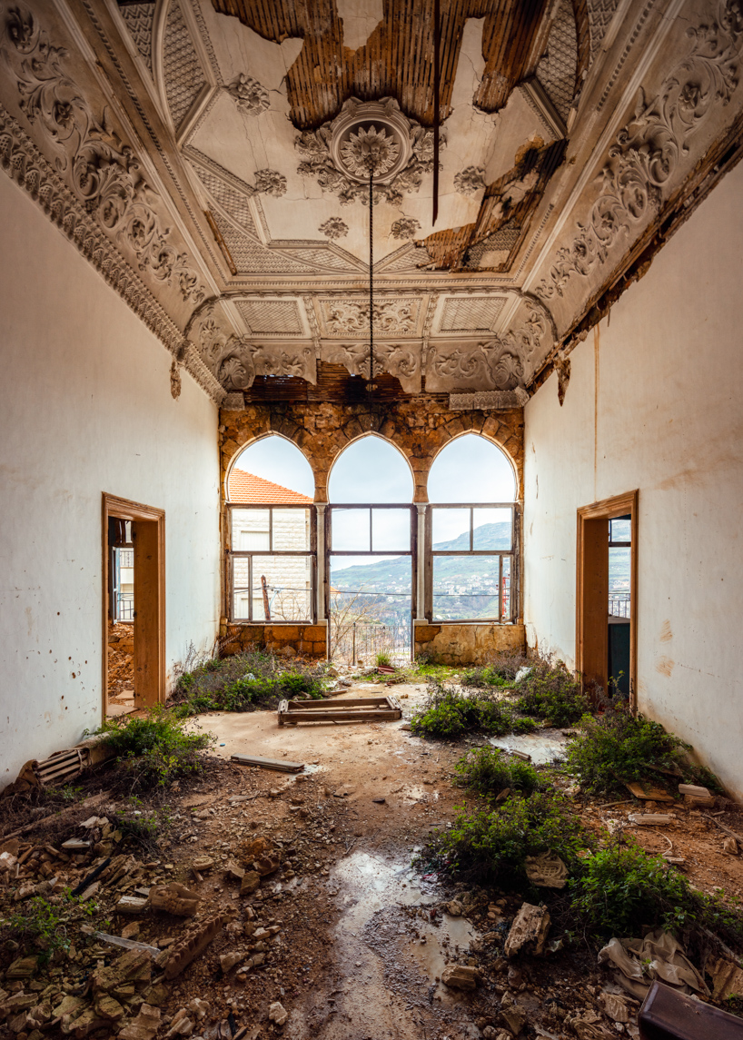 'a paradise lost' by james kerwin reveals the derelict architecture of beirut designboom