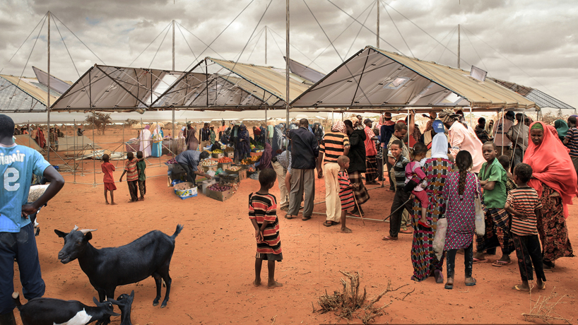 provisional permanence civic spaces refugee camps designboom