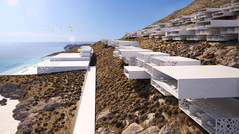 mykonos white boxes resort potiropoulos+partners designboom