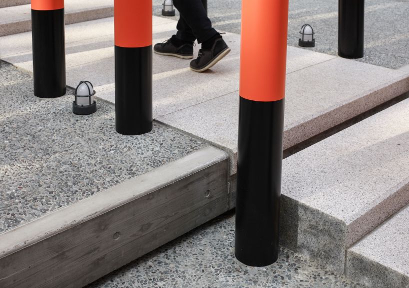 the takenaka group pay reverence to kobe's ikuta shrine with a minimal concrete treasure house