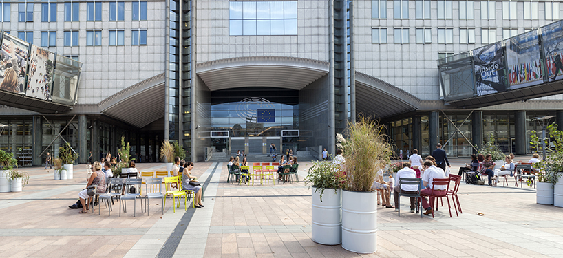 city3 + atelier starzak strebicki + laura muyldermans turn brussels' esplanade into a public, social space