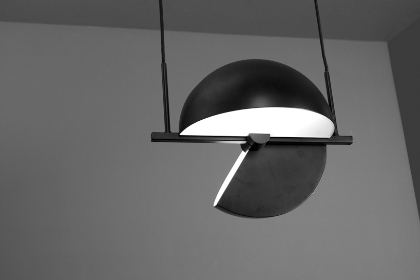 oblure presents trapeze-inspired pendant at maison et objet