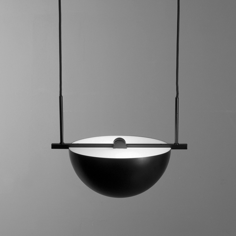 oblure presents trapeze-inspired pendant at maison et objet