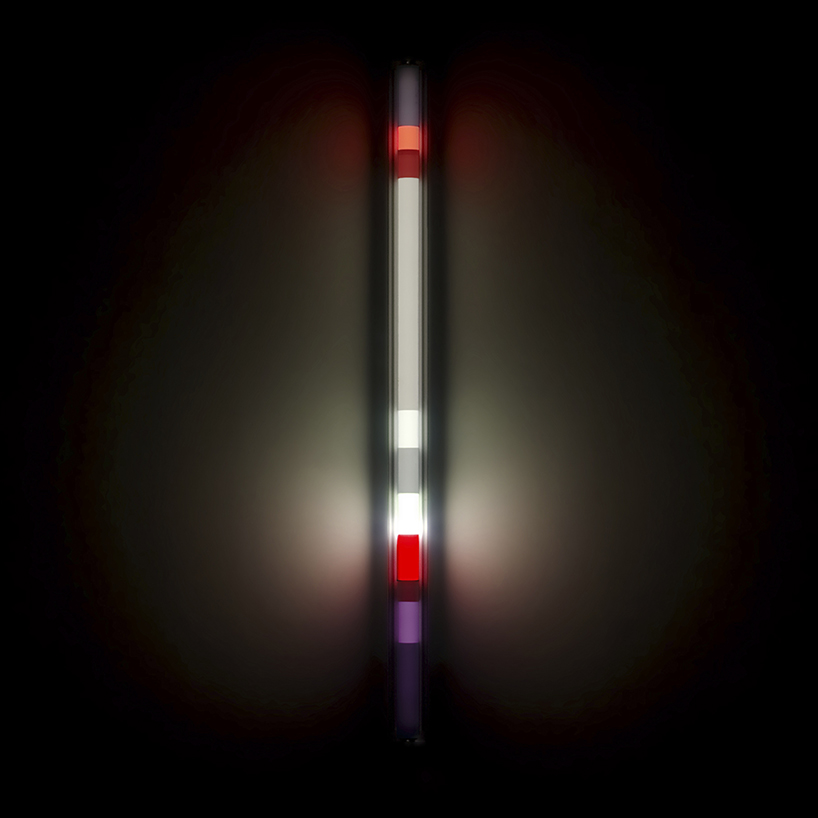 tim derrington's 'AN.AURORA' uses ubiquitous fluorescent light to create beauty through color