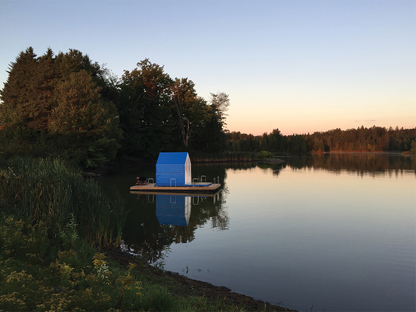 all over quebec in a room with a different view every morning, by l'abri