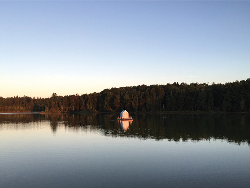 all over quebec in a room with a different view every morning, by l'abri