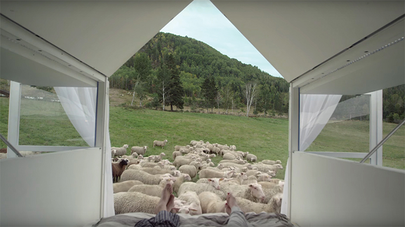 all over quebec in a room with a different view every morning, by l'abri