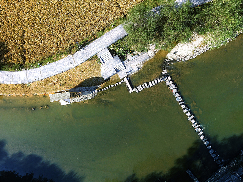 li hao mirrored sight shelter longli china designboom 